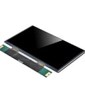 Heavy Duty 13.6 Inch 7K Lcd Screen Module With Solid Uv Cure Calibration For Resin 3D Printers Knockout Replacement Display Kit, black screen.