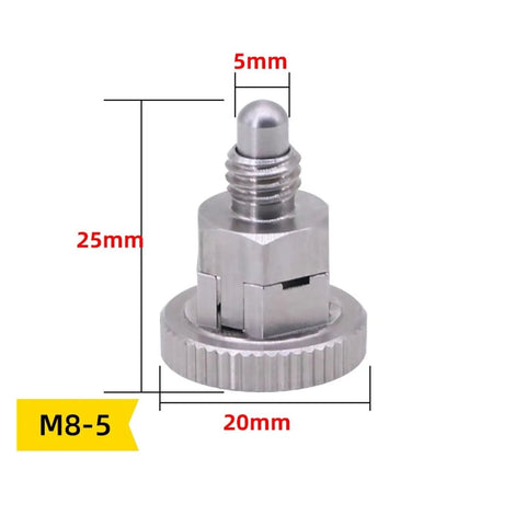 Top Shelf Pro Grade All Stainless Steel Indexing Plunger Pins And Turn Knobs 10 Pack For Industrial Gear with precision knob