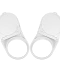 2 Pack Washing Machine Button Covers 41mm ID Safety Switch Guard Flip Top Self Adhesive For Laundry Appliances Easy Install No Tools Required White