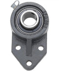 3 Bolt Flange Mount Ball Bearing Unit With Insert UC205-16, Cast Iron Housing FB205, 1 In Bore, front view