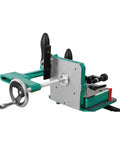 Heavy Duty Woodworking Tenoning Jig With Adjustable Support Plate And 0 45 Degree Clamp for precise woodworking cuts.