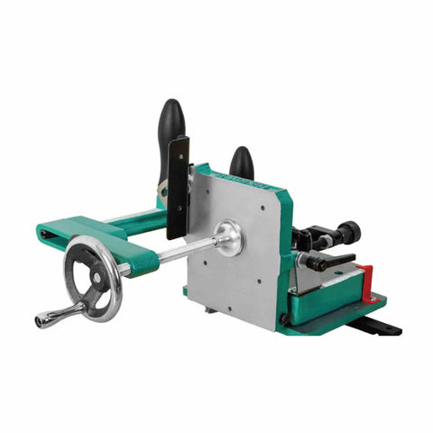 Heavy Duty Woodworking Tenoning Jig With Adjustable Support Plate And 0 45 Degree Clamp for precise woodworking cuts.