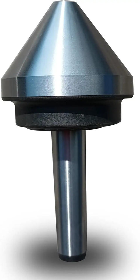 Beefy Bull Nose Center For Lathe MT3 Morse Taper 63.5mm Diameter High Precision 0.0005 Tolerance Quenched SUJ2 Head Center