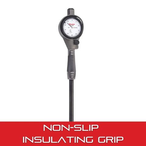 Dial Bore Gage With Protective Case And Carbide Contacts For 2 To 6 Inch Range 0.0005 Inch Graduation Built To Last And Handy For Precise Hole Measurements In Pro Machining Shops