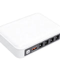 Portable Mini Ups Boasting Hella Reliable 6000Mah Backup Power For Seamless Router Modem And Security Camera Operation Keeping Your Entire Home Network Running Smooth As Butter When The Grid Drops, compact white power supply unit.