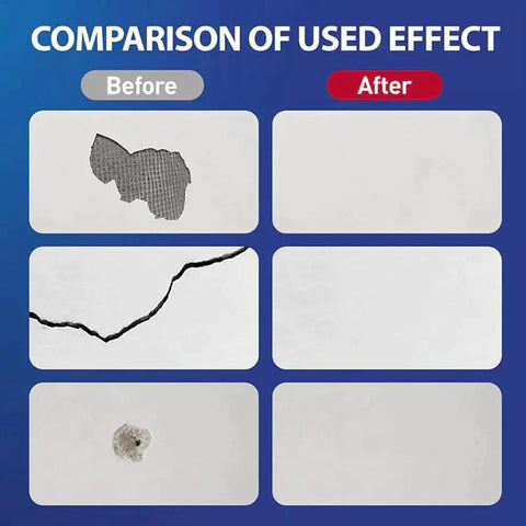 Fast-Drying Wall Repair Kit With Scraper Pro-Grade Drywall Patch Spackle Paste For Easy Hole Crack Scratch And Pit Fixes Strong Adhesion Sandable Paint Ready