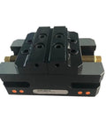 Game Changer Heavy Duty Self Centering Vise Engineered For 5 Axis CNC Machining showing SUS440C jaws and quick release mechanism.