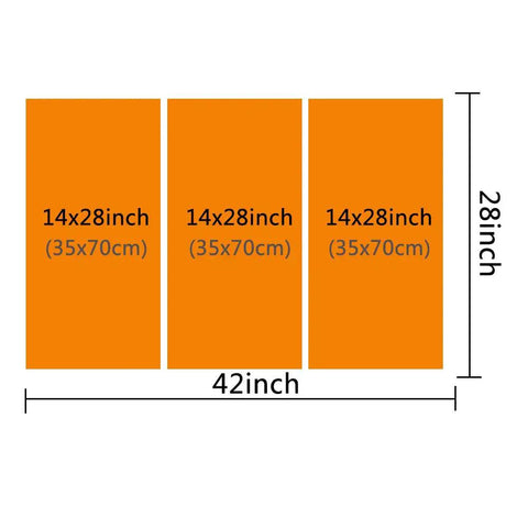 Industrial Oil Pump Wall Art Set Three Panels Canvas Prints 42x28 Inches Ready To Hang dimensions diagram 28x42 inches