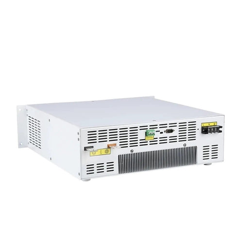 Heavy Duty Variable AC To DC Power Supply 220VAC To 20VDC 250 Amps 5000 Watts adjustable output, solid white metal housing for industrial use.