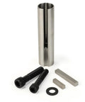 Rugged Stainless Steel Crankshaft Sleeve Converts Gas Engines From One Inch To One Eighth Fast with bolts and bushings.