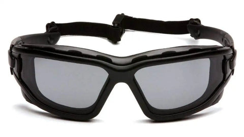 Tough As Nails Fog Proof Safety Glasses With Impact Resistant Gray Tint Rock Solid Strap Fit Comfortable Cushioned Fit Quick Release Temples And Vented Foam Seal Trio Pack Black Frame