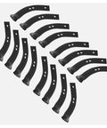 Heavy Duty Tiller Tine Set For 12075 12089 12090 12212 14038 15009 Replacement For Troy Bilt OEM Garden Cultivator