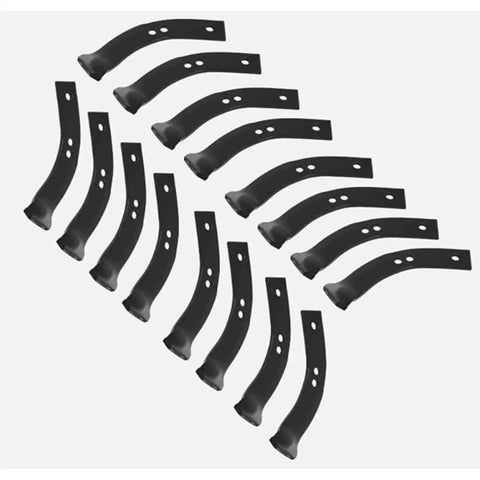 Heavy Duty Tiller Tine Set For 12075 12089 12090 12212 14038 15009 Replacement For Troy Bilt OEM Garden Cultivator