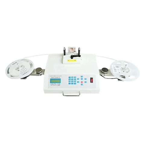 High Accuracy Smt Material Counting Machine For Smnd Electronic Part Inventory. Auto I C Component Sorter with dual tape feeders.