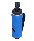 Pneumatic Right Angle Air Die Grinder With Sealed Ball Bearings Compact Design For Tight Spaces, blue handle for comfort and control.