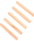 Pro Grade Handy Wood Dowel Pins Kit With Fluted Round Dowels M6 Diameter 40mm And 50mm Lengths 50 Pieces displayed on a white background