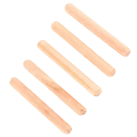 Pro Grade Handy Wood Dowel Pins Kit With Fluted Round Dowels M6 Diameter 40mm And 50mm Lengths 50 Pieces displayed on a white background