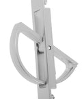 Slick Hidden Cabinet Drawer Pulls Zinc Alloy Recessed Invisible Handles angled view showing hidden mounting