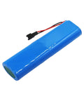 Replacement Battery For MIPRO MA-100 And MA-303 Wireless Systems, 14.8V 2600mAh 38.48Wh, blue cylindrical battery with connector