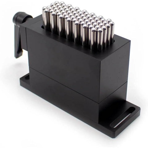 High Precision Flexible Fixture Clamp For Laser Marking Machines Adaptive Workholding Gripper 21mm Stroke 67 Pins