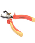1000 Volt VDE Insulated End Wire Stripping Pliers 6 Inch With Drop Forged CRV Steel And Beefy Grip For Safe Live Wire Work Heavy Duty Electrician Tool