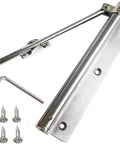 Heavy Duty Automatic Door Closer With Adjustable Aluminum Alloy Hydraulic Spring System Smooth Soft Close For Home Or Office view