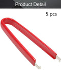Heavy Duty IC Puller And Chip Extractor Kit Featuring Stainless Steel Construction And Insulated Vinyl Grip To Safely Remove Pin Components Without Static Nonsense Includes 5 Legit Essential Tools, red ergonomic puller tool.