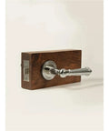 Door Lever Set In Bright Chrome Finish For Interior Doors Smooth Brass Look Hardware For Bedroom And Bathroom Dummy Passage Lock Style