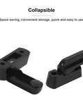 Black heavy duty aluminum window and door sash lever handle for easy install replacement lock and home security upgrade hardware.