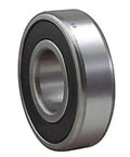 2 Pack 6207-2RS Double Rubber Seal Bearings 35x72x17mm, Pre-Lubricated For Smooth Long-Lasting Performance, Deep Groove Ball Bearing Set Built To Last And Wallet-Friendly For Motors, Machinery, And DIY Projects. single 6207-2RS steel bearing with rubber seals