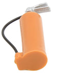 Miniature Realistic Rc Fire Extinguisher For 1/18 And 1/24 Scale Trucks Dope Custom Crawler Gear Upgrade in vibrant orange.