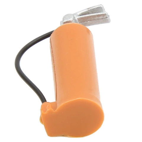 Miniature Realistic Rc Fire Extinguisher For 1/18 And 1/24 Scale Trucks Dope Custom Crawler Gear Upgrade in vibrant orange.