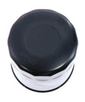 Top view of Toyota Oil Filter Direct Fit OEM Replacement For Toyota Engines, black multi-color housing.