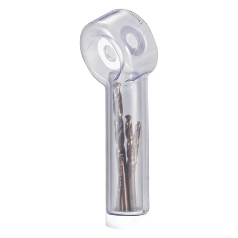 Hole Saw Drill Dust Catcher Attachment With Clear Viewing Window Caps Airborne Debris At The Source So You Can Keep Your Shop Dust Free While Crushing Heavy Woodworking Jobs, clear monitoring cup with drill bits.