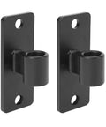 Badass Heavy Duty T Straps Four Pack Flat Matte Black Barn Door Hardware Kit With No Sweat Installation And Top Shelf Steel Build For Handy Wood Gate Assembly, matte black steel hinges, 4.6 by 1.8 inches.