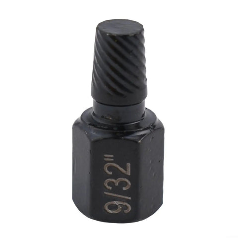 Rock Solid 10 Piece Screw Extractor Set for Stripped Bolts and Broken Fasteners with Left Hand Drill Bits to Pop Out Rusted Stuck Hardware Like A Boss Fast 3/16" extractor close-up