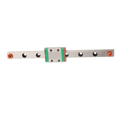 Mini Linear Motion Rail 9mm Wide Block For Small Equipment, Ball Retainer Design, Easy Lubrication System front view