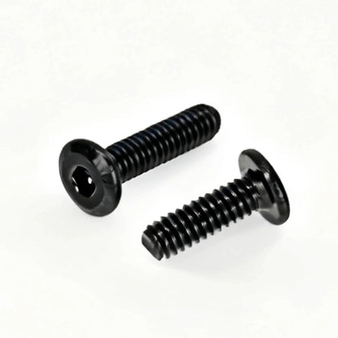 Two 50 Pack 1/4-20 Hex Socket Cap Screws Flat Head Allen Bolts Black Oxide Stainless Steel 304 18-8 Fully Threaded 1 Inch Long.