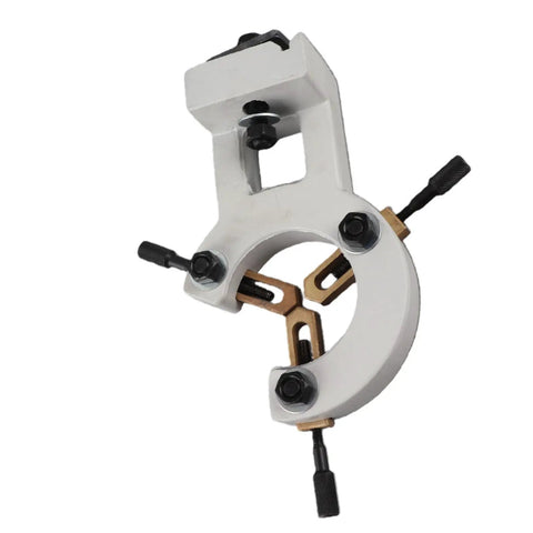 Heavy Duty Cast Iron Steady Rest For 8X16 Mini Lathe with adjustable arms for clamping long materials securely.