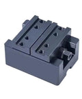 Heavy Duty Cnc Self Centering Vise For Edm Milling Machine, black steel clamp fixture with precision grip for machining.