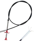 79 Inch Stainless Steel Four Claw Toilet Auger Bendable Drain Snake Clog Remover For Sink And Tub with flexible tip