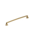 Heavy Duty Oversized Appliance And Cabinet Handle Pull In Champagne Bronze For Large Paneled Cabinets And Appliances, Eighteen Inch Center To Center, Nineteen And A Quarter Inch Total Length Mulholland Traditional Style Kitchen And Bath Hardware