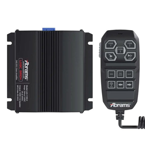 Beefed Up 12V Emergency Siren System With 100W Amplifier And Dual 15A Light Controllers for Vehicles and PA System
