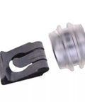 Replacement Automatic Transmission Gear Shift Linkage Bushing Clips For Mercedes Benz Models, metal clip and clear bushing