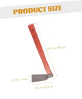 Heavy Duty Stainless Steel Garden Hoe With Ergonomic Wooden Handle Lightweight Planting Tool dimensions
