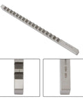Half Inch D Type Keyway Broach Set High Speed Steel Manual Broaching Tool For Metal Iron And Brass Use With Arbor Press