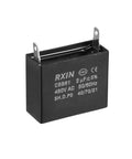 Dope 2uF 450V AC Ceiling Fan Capacitor CBB61 Single Insert Metalized Polypropylene Film 36.5x16x29.5mm Black Rectangular Unit
