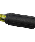 Close-up of Heavy-Duty Keystone Cushion-Grip Screwdriver Quarter Inch With Square Shank, Tip-Ident Dome Markings visible, non-slip grip.