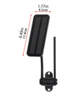 Beefed Up 36 Inch Mechanical Pedal Cable Assembly For LS Swaps Rock Solid Throttle Cable Clean Under Dash Routing Durable Pedal Linkage For Reliable Accelerator Performance And Easy LS Conversion, black metal pedal 4.49 x 1.77 in