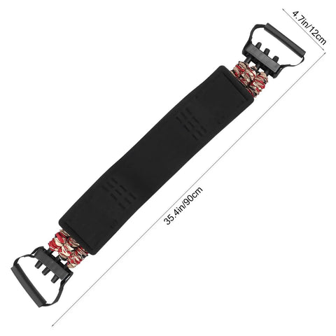 Sturdy Chest Expander Rope For Pectoral Training With Cushioned Waist Lightweight Nylon Build Resistance Bands For Arm Workouts